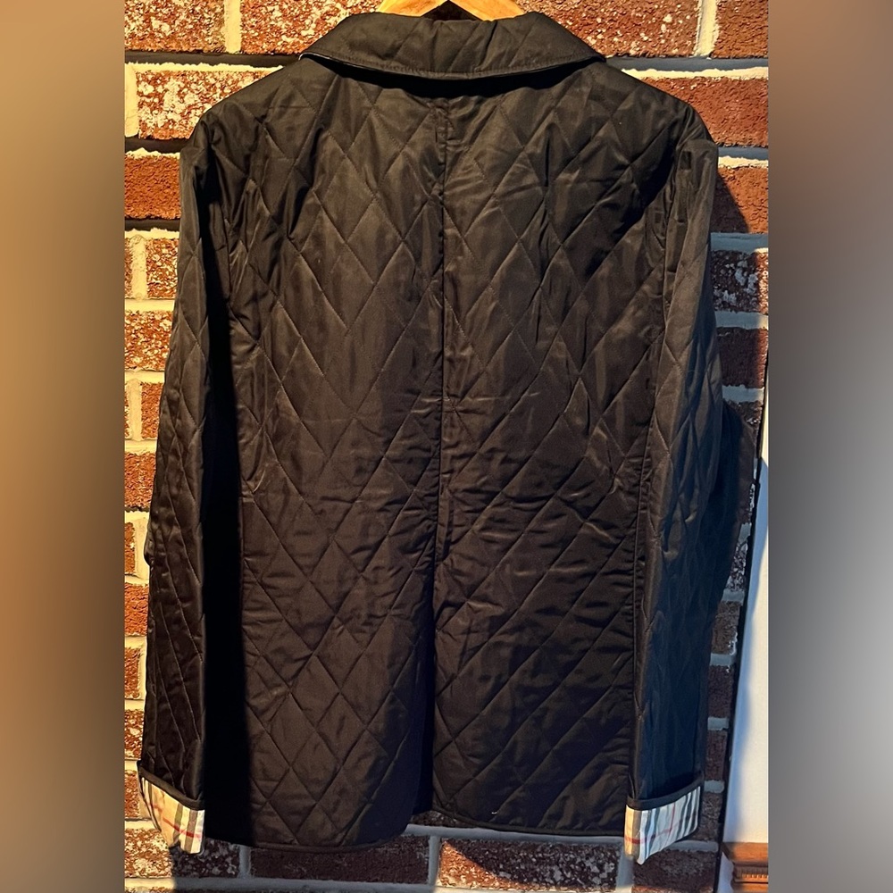 Burberry Black Quilted Utility/Barn Jacket - circa 2k- - Picture 3 of 9
